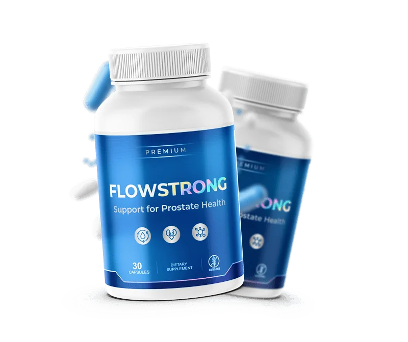 FlowStrong Premium Prostate Health Formula – 30 Veggie Capsules, GMP-Certified, Made in USA, Flow Strong
